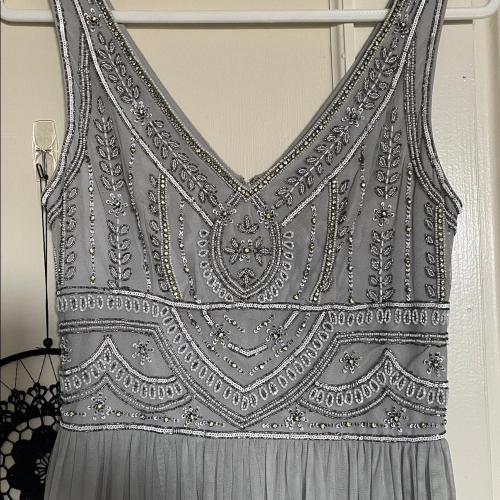 NWOT BHLDN BEADED GOWN, size 8 - Picture 11 of 14